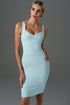 Sukia Mini Bandage Dress - Blue