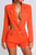 Shapa Blazer Set- Orange