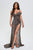 Waza Leopard Slit Maxi Dress