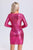 Jojo Cutout Mini Bodycon Dress - Pink