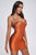 Calling Diamonate Mini Dress - Orange