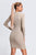 Lerae Mini Knit Dress - Nude