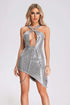 Ysenia Sequin Mini Dress - Silver