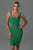 Sukia Mini Bandage Dress - Green - Bellabarnett