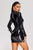 Jilly Cutout Mini Dress - Black - Bellabarnett