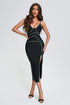 Mavis Diamante Midi Bandage Dress