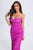 Keshawnna Ruched Mesh Bandage Dress