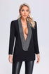 Ente Backless V-Neck Blazer