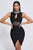 Daija Diamonate Mini Bandage Dress - Bellabarnett