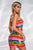 Flor Rainbow Mini Dress