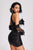 Nayo Sequin Feather Mini Dress