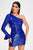 Unico One Shoulder Sequin Mini Dress