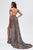 Waza Leopard Slit Maxi Dress