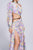 Camila One Shoulder Floral Slit Maxi Dress - Purple