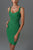 Sukia Mini Bandage Dress - Green - Bellabarnett