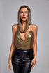 Revie Metallic Mesh Two Piece Set