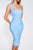 Pull Mesh Midi Bandage Dress