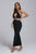 Biana Halter Rhinestone Maxi Bandage Dress - Bellabarnett