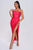 Liama Feather Midi Bandage Dress