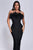 Xuliy Feather Maxi Bandage Dress