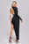 Lashaye One Sleeve Diamante Bandage Dress