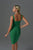 Sukia Mini Bandage Dress - Green - Bellabarnett