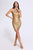 Taaliyah Halterneck Mini Dress - Golden