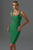 Sukia Mini Bandage Dress - Green - Bellabarnett