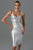 Sukia Mini Bandage Dress - Silver - Bellabarnett