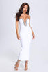 Yanill Diamante Maxi Bandage Dress