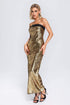 Elsie Sequin Tube Maxi Dress