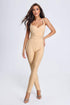 Aleah Bandage Jumpsuit - Beige