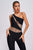 Trinvilla One Shoulder Mesh Bandage Jumpsuit