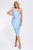 Pull Mesh Midi Bandage Dress