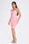 Hanny Crystal Cocktail Dress - Pink