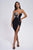 Bristol Diamonate Mini Bandage Dress - Black