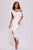 Hailey One Shoulder Feather Midi Dress