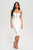 Zandra Strapless Diamante Midi Bandage Dress